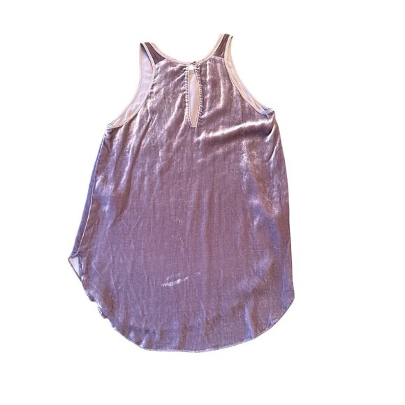 Wilfred Lilac Velvet Sleeveless Tank Top XS Rayon/Silk Blend - Picture 6 of 6
